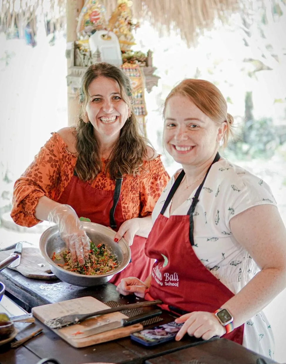 Hands-on Balinese cooking at Pemulan Bali Farm