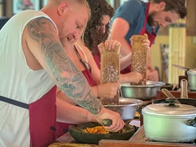 Pemulan Bali farm cooking experience
